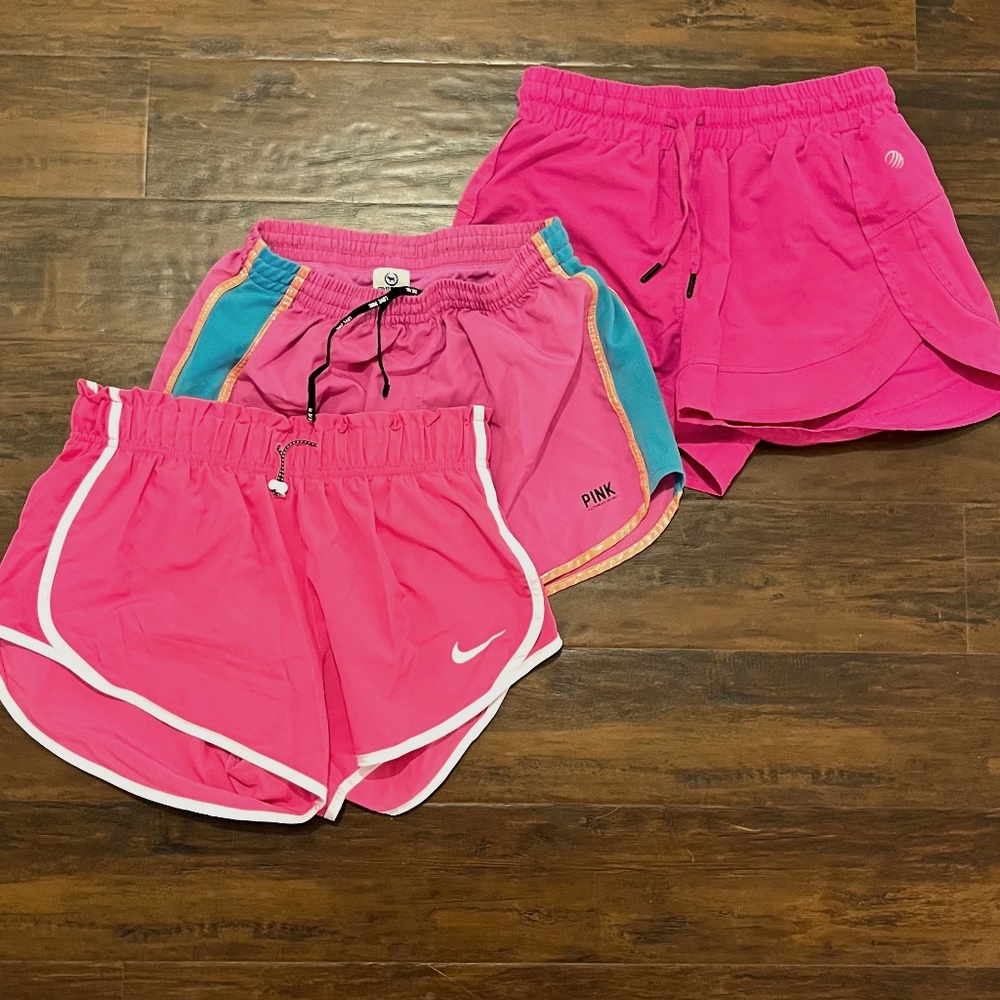 Nike-Pink-MPG 3 Shorts Bundle Small